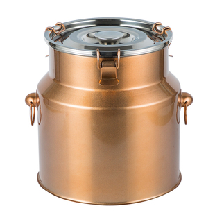 陈皮存储罐 专用不锈钢防潮大号储茶罐 大容量茶叶桶圆桶收纳铁罐