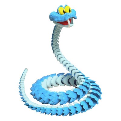 【高品质】3d打印盖瑞蛇模型摆件