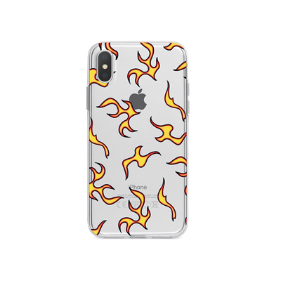 泰勒同款自主蓝色火焰适用苹果