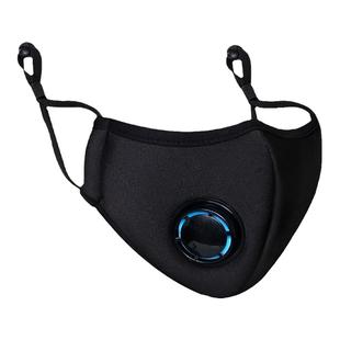 维康呼吸阀口罩男女防尘带呼吸阀秋冬保暖口罩3d立体黑色时尚870