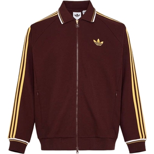 滔搏adidas阿迪达斯三叶草男子运动休闲健身翻领夹克外套KV8865