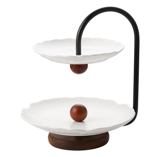 轻奢水果盘客厅茶几装饰零食坚果干果收纳盘过年用干果盘装饰摆件