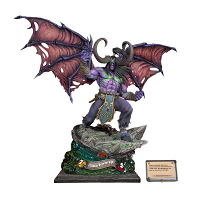 暴雪炉石传说伊利丹怒风馆藏雕像