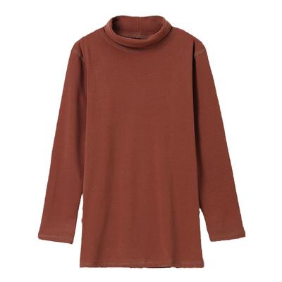 黑色打底衫中长款高领秋冬大码