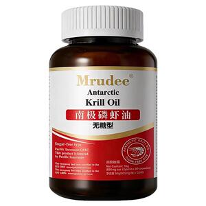 Mrudee南极深海磷虾油omega3胶囊进口无糖型