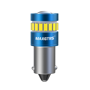 BAY9S汽车阅读灯led示宽灯H21W BAX9S牌照灯H6W后雾灯泡超亮BA9S