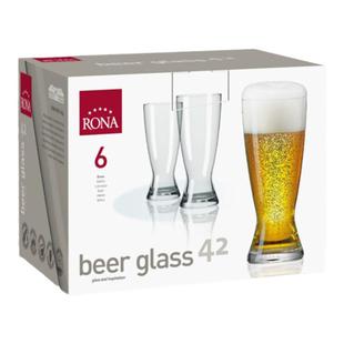 rona洛娜欧洲进口无铅家用水晶玻璃轻奢高档精酿啤酒杯果汁饮料杯