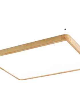 实木LED吸顶灯客厅卧室房间灯具