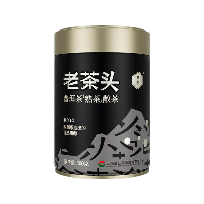 凤牌茶叶老茶头100g云南普洱熟茶