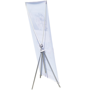 美式广告pvc高清海报折叠支撑架铝合金X架X展架易拉宝定制80*180