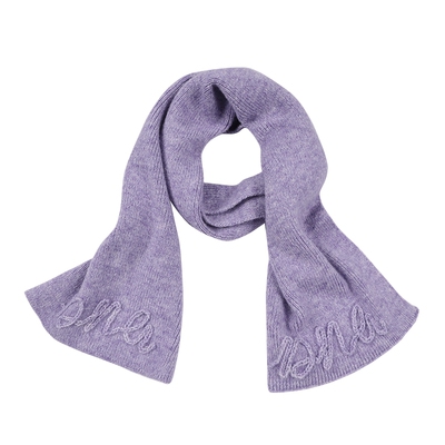 【DNA官方】围巾25年秋冬字母刺绣保暖围脖披肩两用抗皱保形围脖