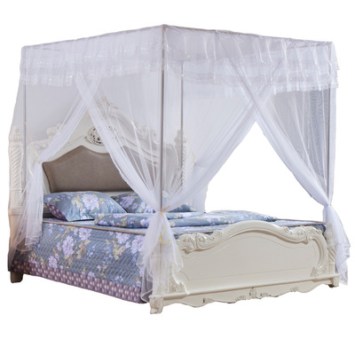 蚊帐免安装不锈钢加固可订做耐用