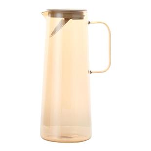耐热玻璃凉水壶家用玻璃水壶大容量冷水壶套装餐厅泡茶壶凉水杯