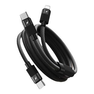 能适Typec数据线二合一双头pd100w充电线tpyec超级一拖二快充适用苹果华为小米iPhone15一拖三typec和苹果c口