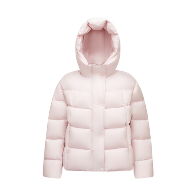 森马90绒子三防发热龟背羽绒服女