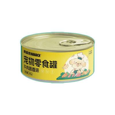 耐威克牛肉蔬香派狗罐头湿粮