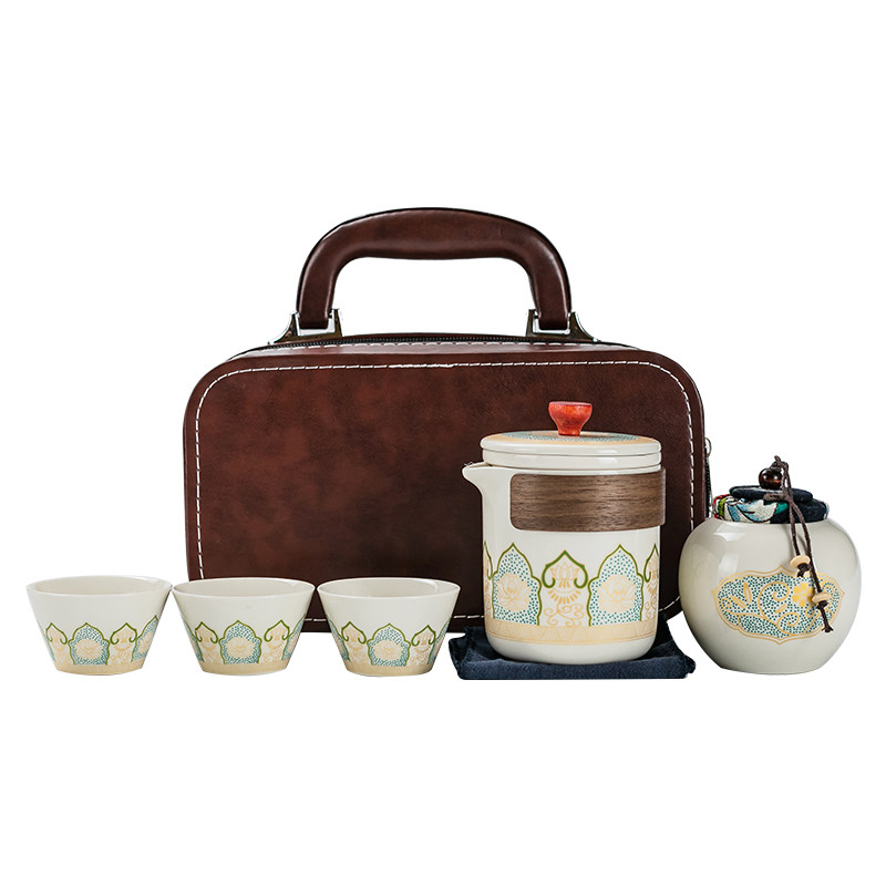 玖顺旅行茶具套装功夫茶具套装旅功夫茶具