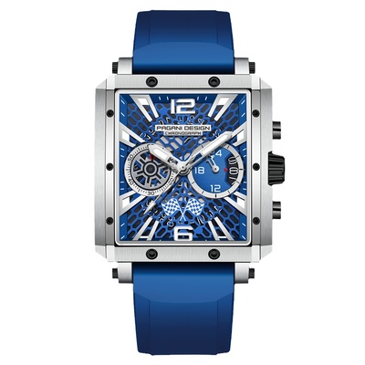 伯佳尼大表盘运动男士夜光腕表