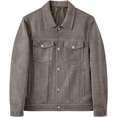 麂皮绒韩版潮流春秋季男士外套