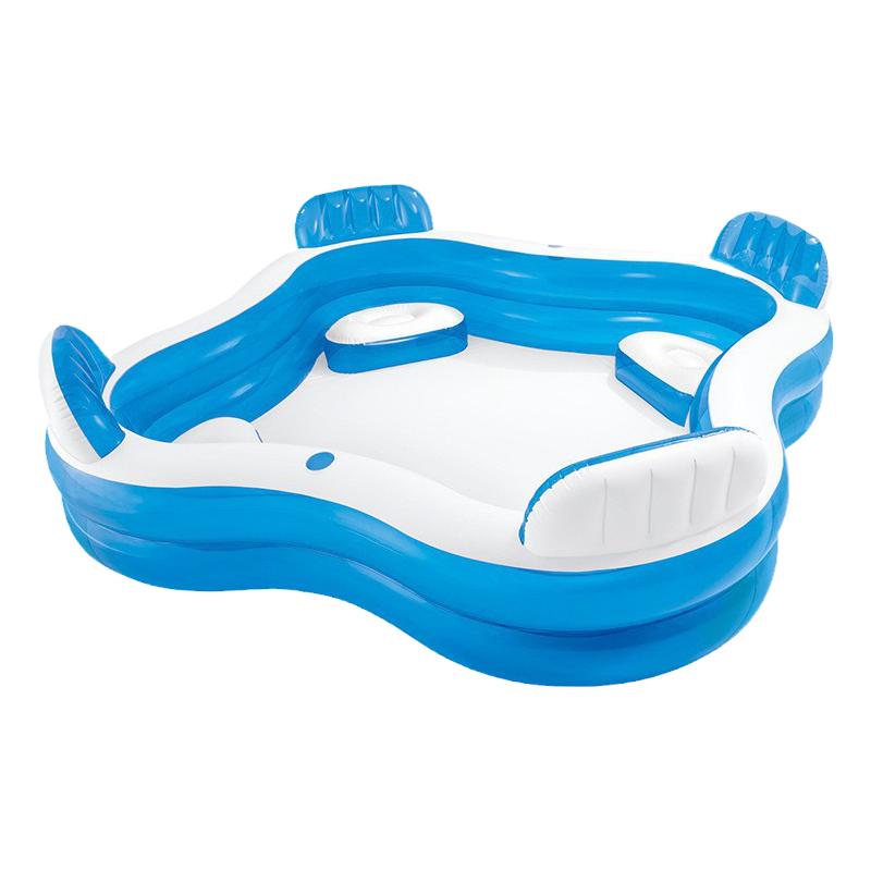 INTEX婴儿充气游泳池家庭超大海洋球池加厚大号戏水池儿童游泳池