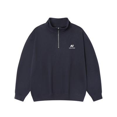 丛林老虎420g重磅半拉链立领卫衣