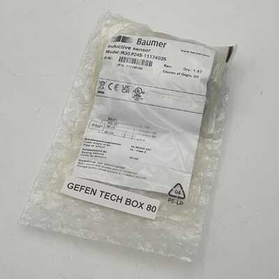 NEW Baumer IR30.P24S-11174035 Inductive Proximity Sensor