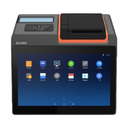 收银机SUNMI商米T2mini一体触摸收银机80打印机外贸多国语言版