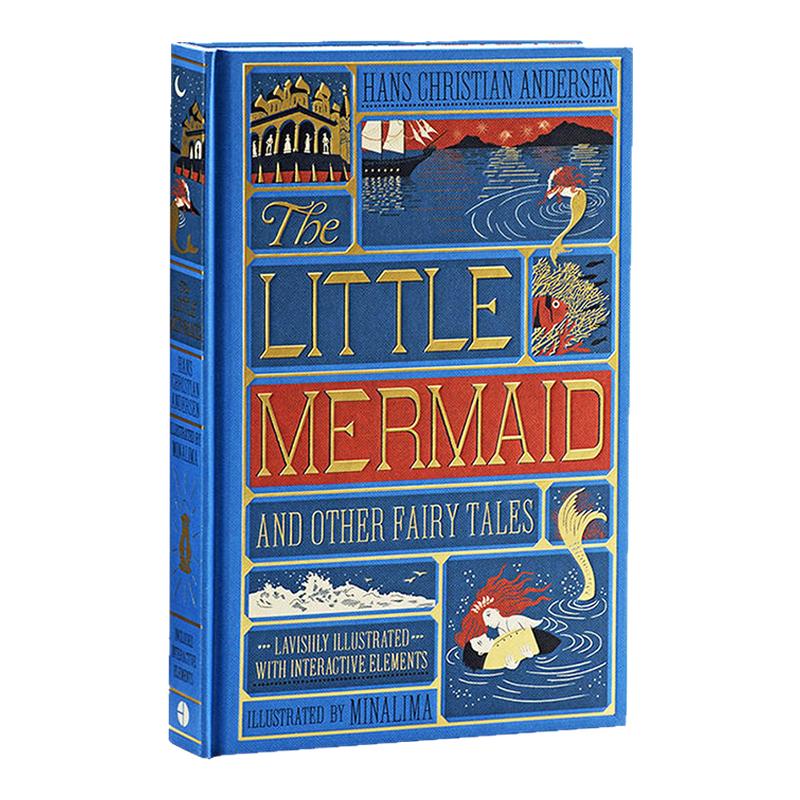 Minalima手工立体书 小美人鱼和精灵故事集 英文原版 全彩插图版 The Little Mermaid and Other Fairy Tales安徒生童话3D精装