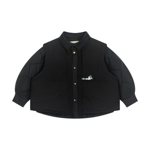 马拉丁童装儿童羽绒服冬装新款男童女童大童三合一羽绒夹克