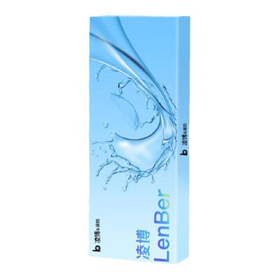 凌博小蓝片隐形眼镜日抛近视镜片透明片一次性30片官方旗舰店次抛