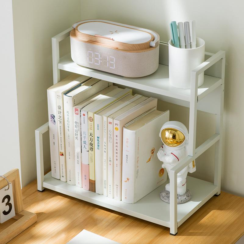 书架简易桌上置物架儿童组合宿舍书现代小学生桌面收纳书柜简约用