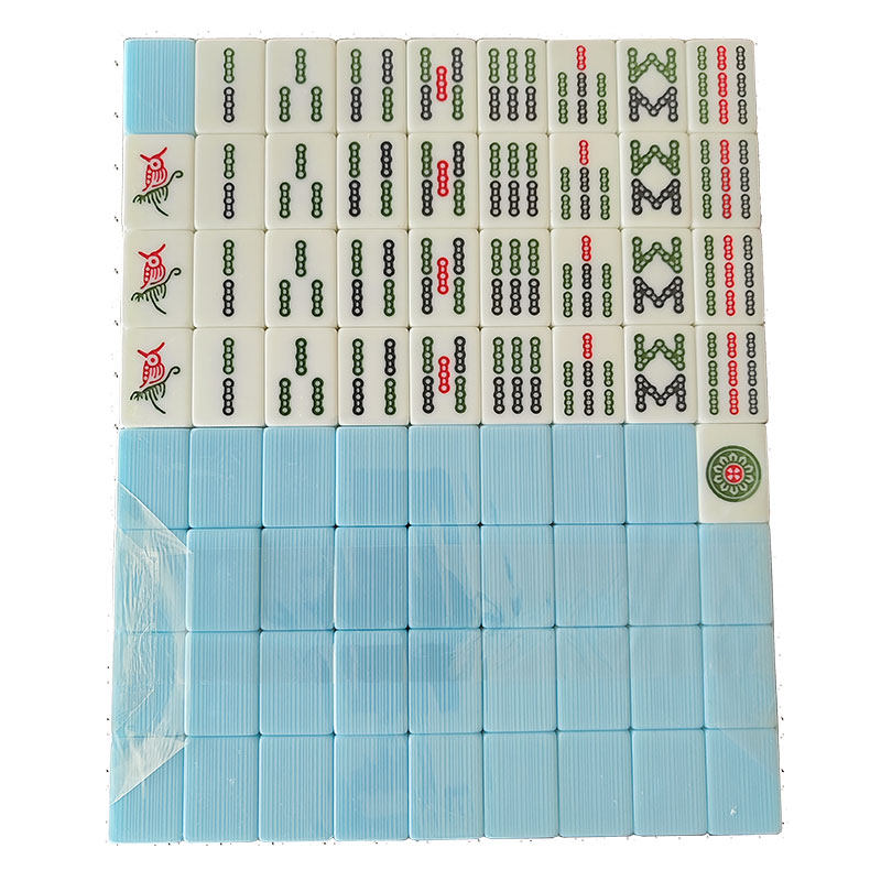 台湾电动麻雀牌36号方角加厚加重小鸟幺鸡高级麻将牌一级机洗麻将