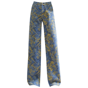 郑州女裤牛仔裤女秋冬2025年新款爆款时尚洋气胖MM加绒高级感裤子