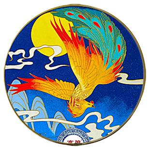 景泰蓝掐丝珐琅画diy手工材料包 中国风摆件非遗国潮文创手工