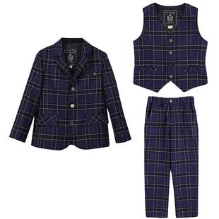 IVY HOUSE常春藤儿童装男童西装 利落西服裤马甲外套表演主持正装