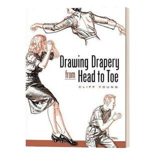 英文原版 Drawing Drapery from Head to Toe 从头到脚画褶皱 Dover艺术指导系列 英文版 Cliff Young 进口英语原版书籍