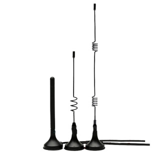 2.4G 5G 5.8G双频小吸盘天线 WiFi路由器网卡模块高增益信号增强