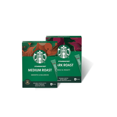星巴克家享阿拉比卡豆速溶黑咖啡