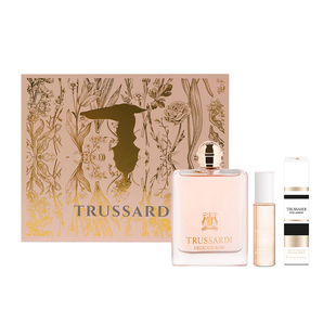 妍丽/杜鲁萨迪雅逸女士玫瑰香型淡香水臻爱礼盒持久留香正品50ml