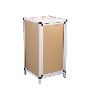 煤气瓶柜灶台柜子厨房置物架茶水柜水桶柜收纳架组装经济型铝合金