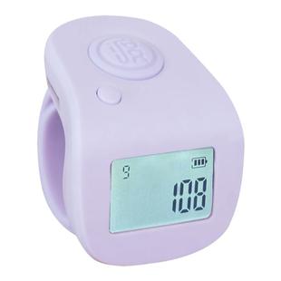 小缘渡念数计数器充电戒指环点数手按电子数显计数可翻转屏幕背光