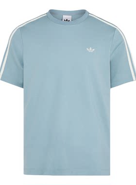adidas阿迪达斯三叶草男子时尚潮流舒适运动休闲短袖T恤KY8464