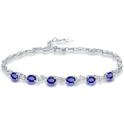 蜜安琪蓝宝石手链克拉斯兰卡