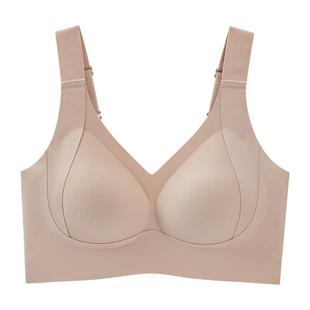 HR赫莲娜大胸显小内衣女士全罩杯无痕提拉防下垂收副乳舒适文胸罩