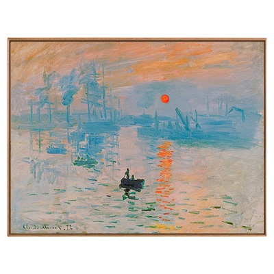 北欧客厅餐厅挂画抽象风景油画