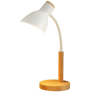 北欧小台灯学习led书桌护眼学生宿舍寝室写字插电式ins少女床头灯