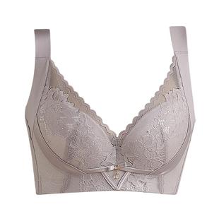 美思内衣女小胸聚拢上托防下垂收副乳调整型无钢圈文胸罩2025新款