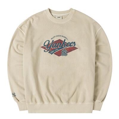 MLB男女情侣圆领卫衣新款印花