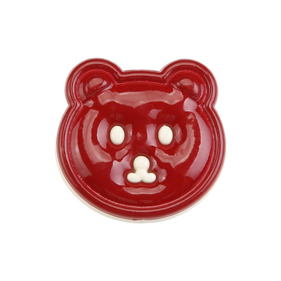 迈利达红色卡通扣子儿童衣服配件