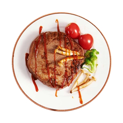 萌展152克带酱包儿童系列嫩牛排